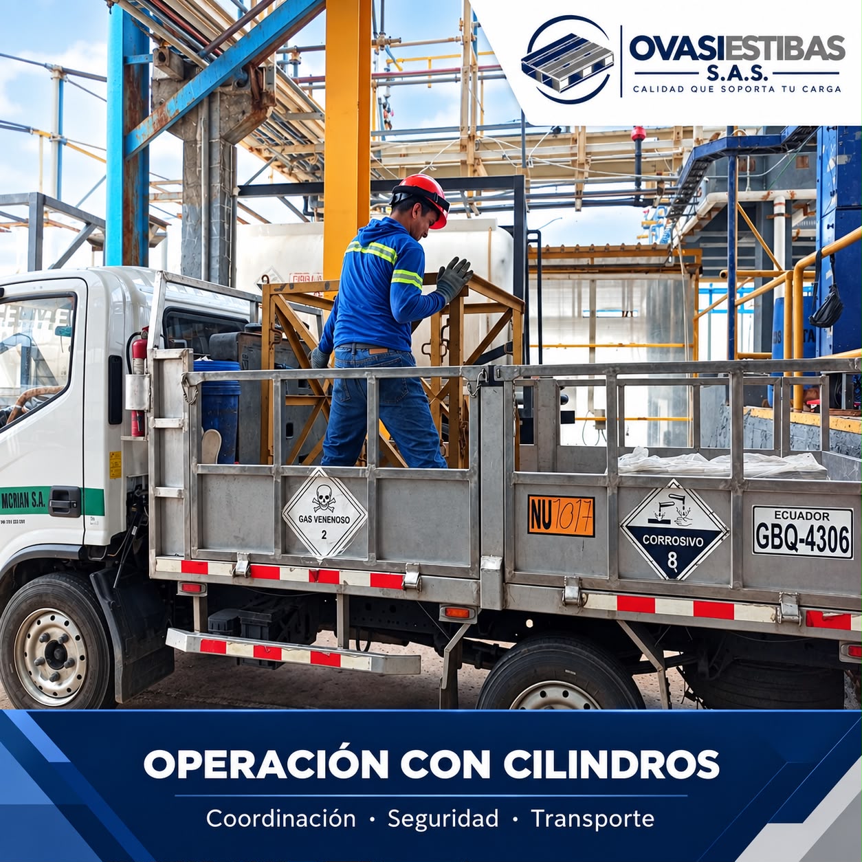 Operación coordinada con cilindros